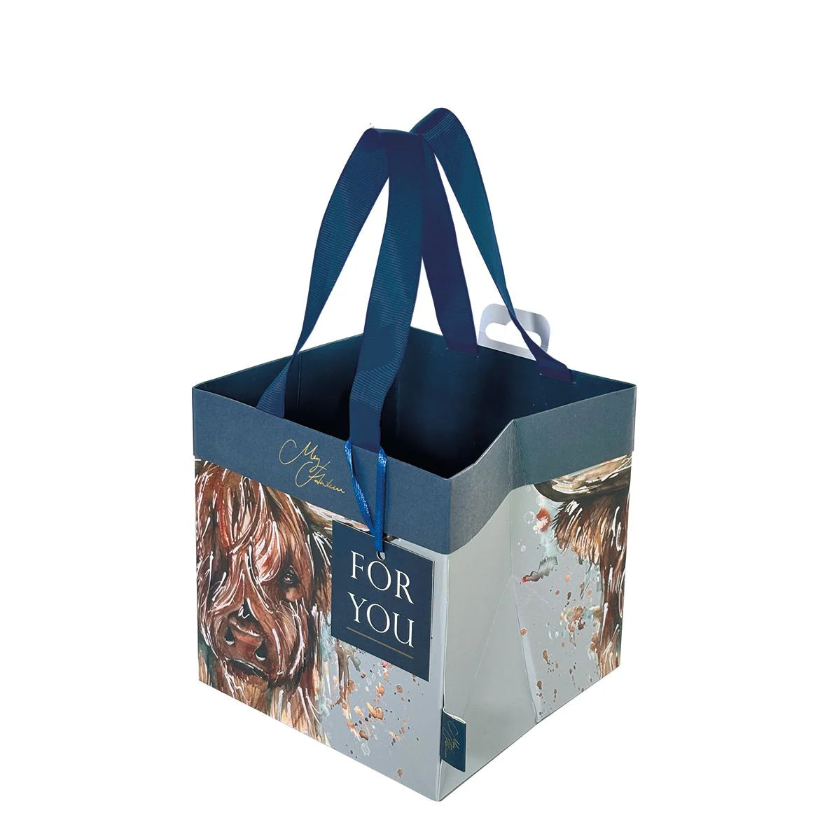Meg Hawkins Small Gift Bag - Highland Cow