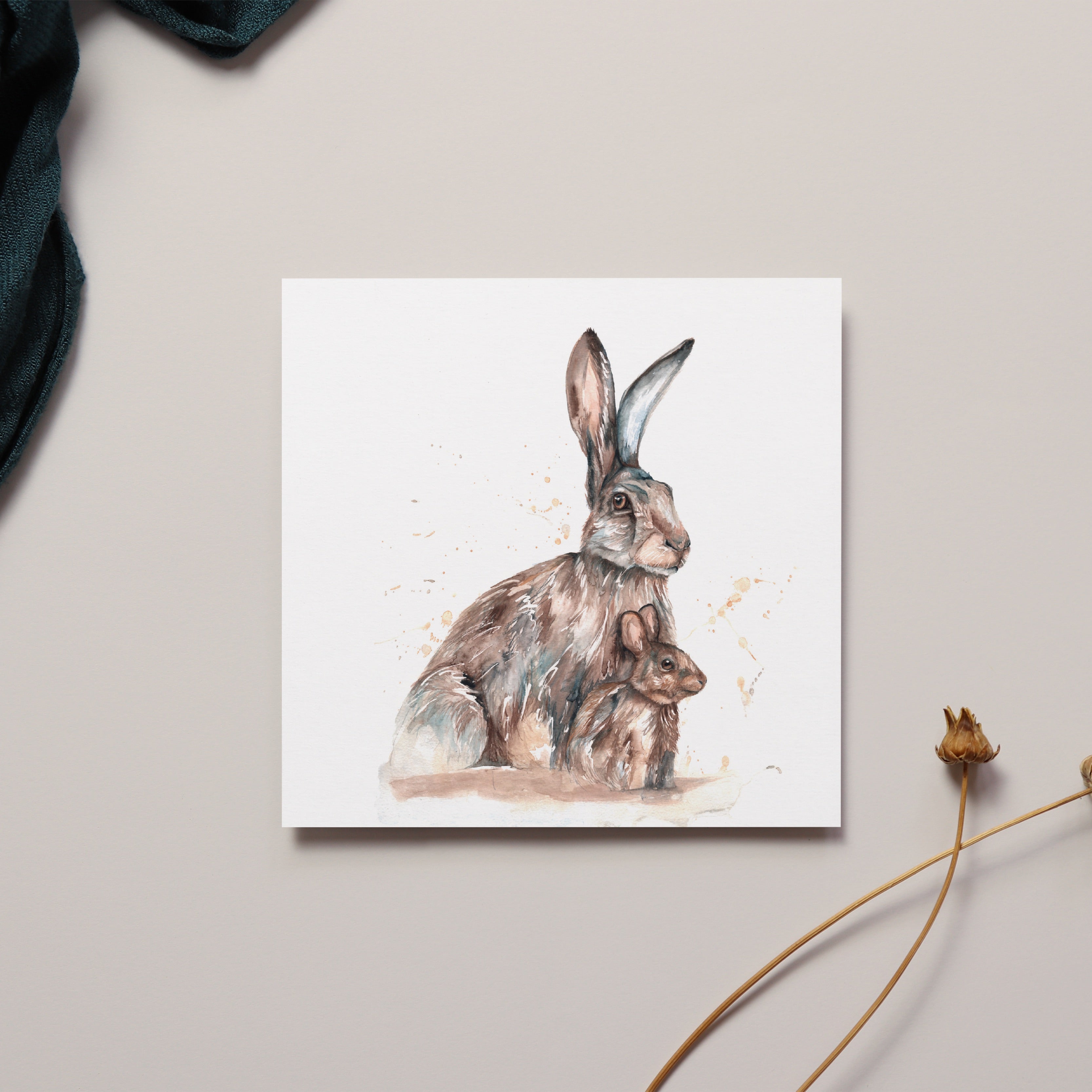 Hare and Leveret Card