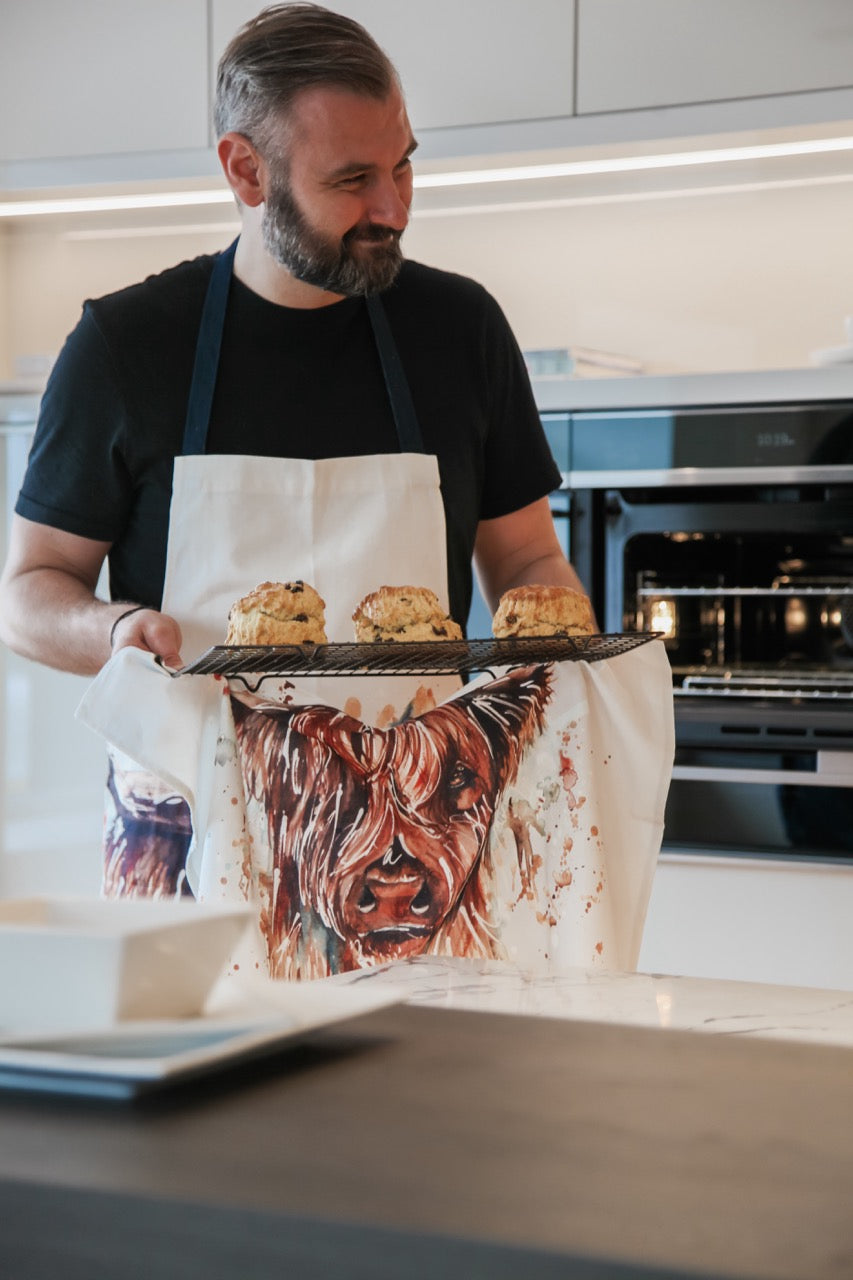 Highland Cow Teatowel