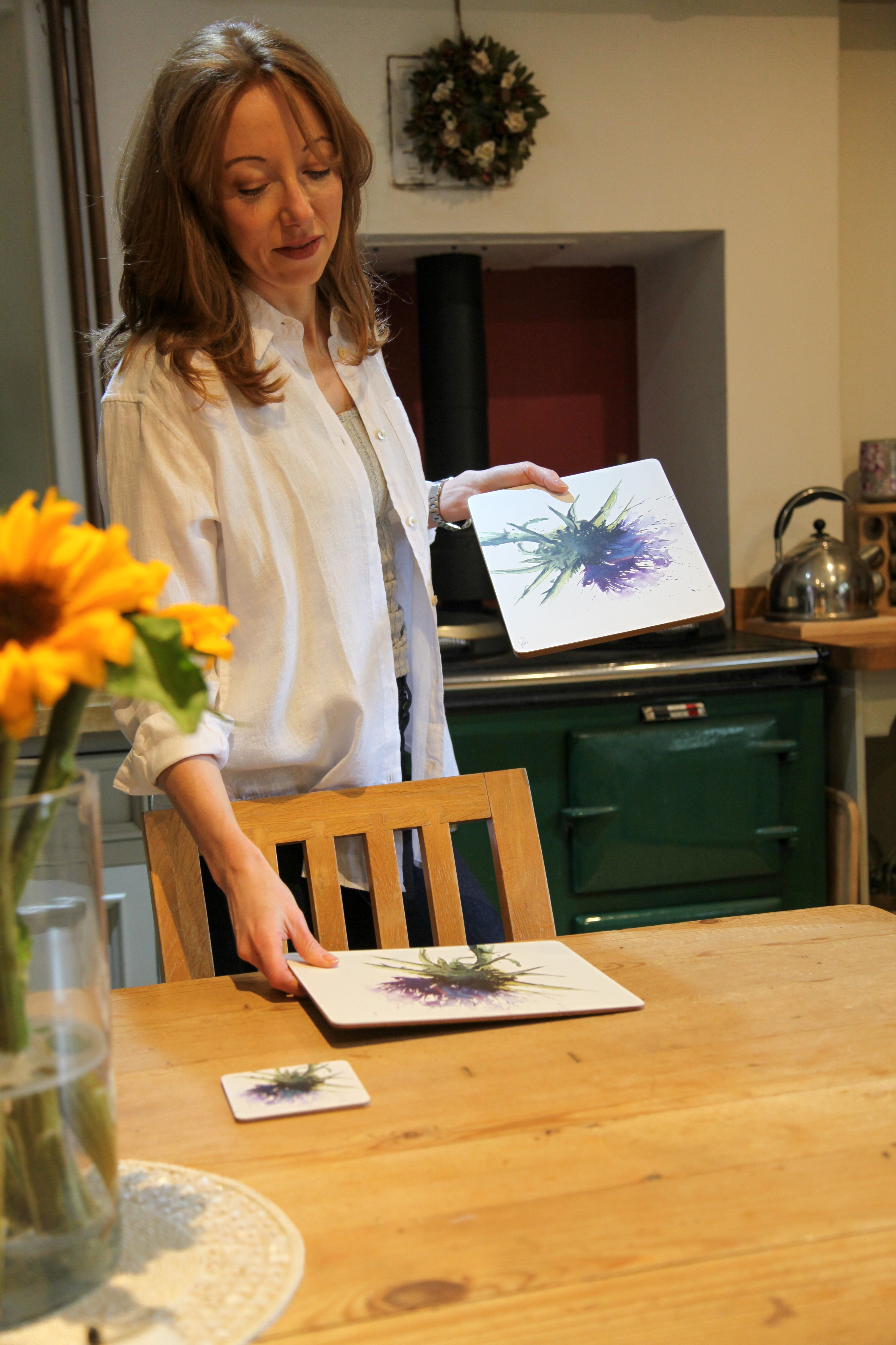 The Thistles - Thistle Design Placemats