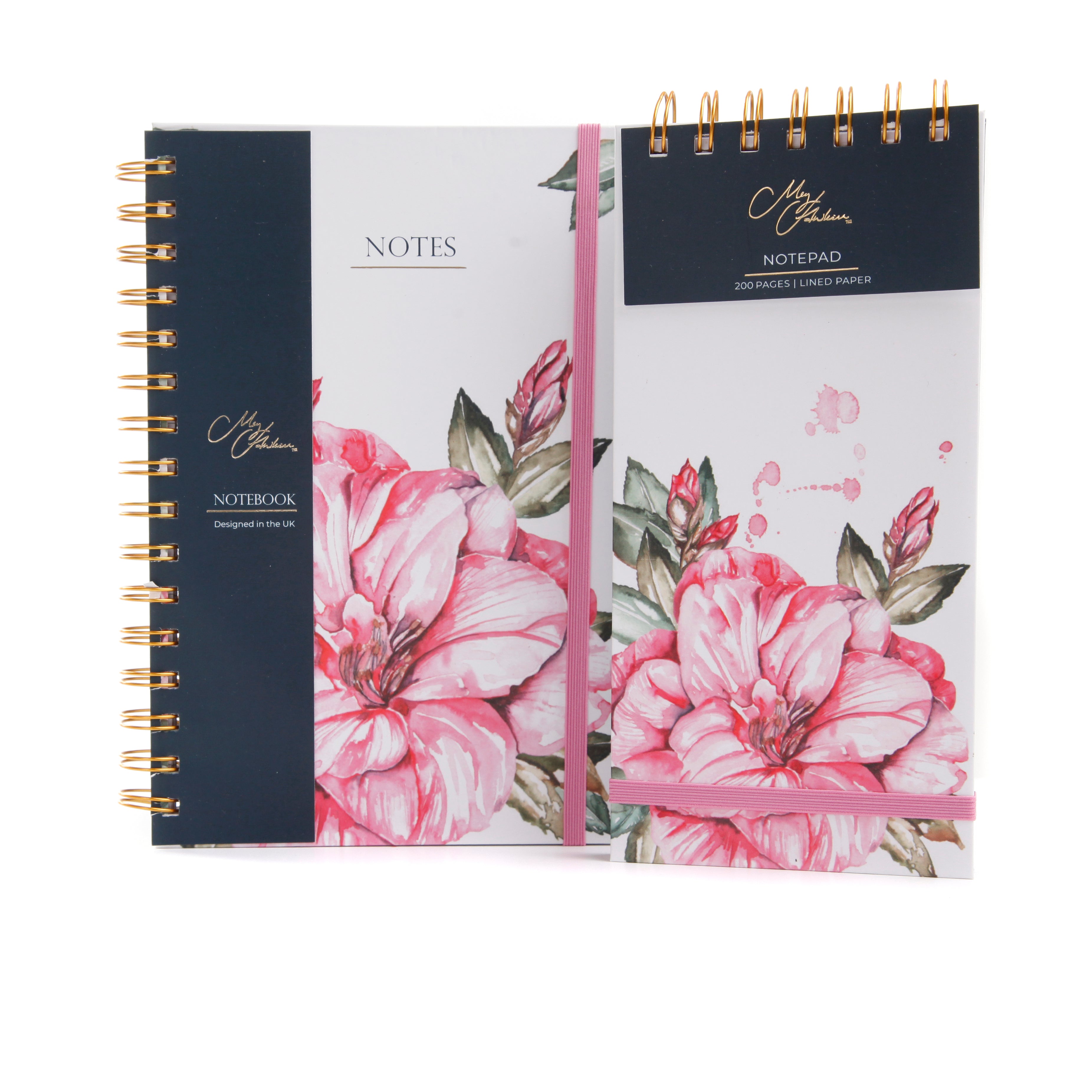 The Blooms Watercolour Design A5 Notebook
