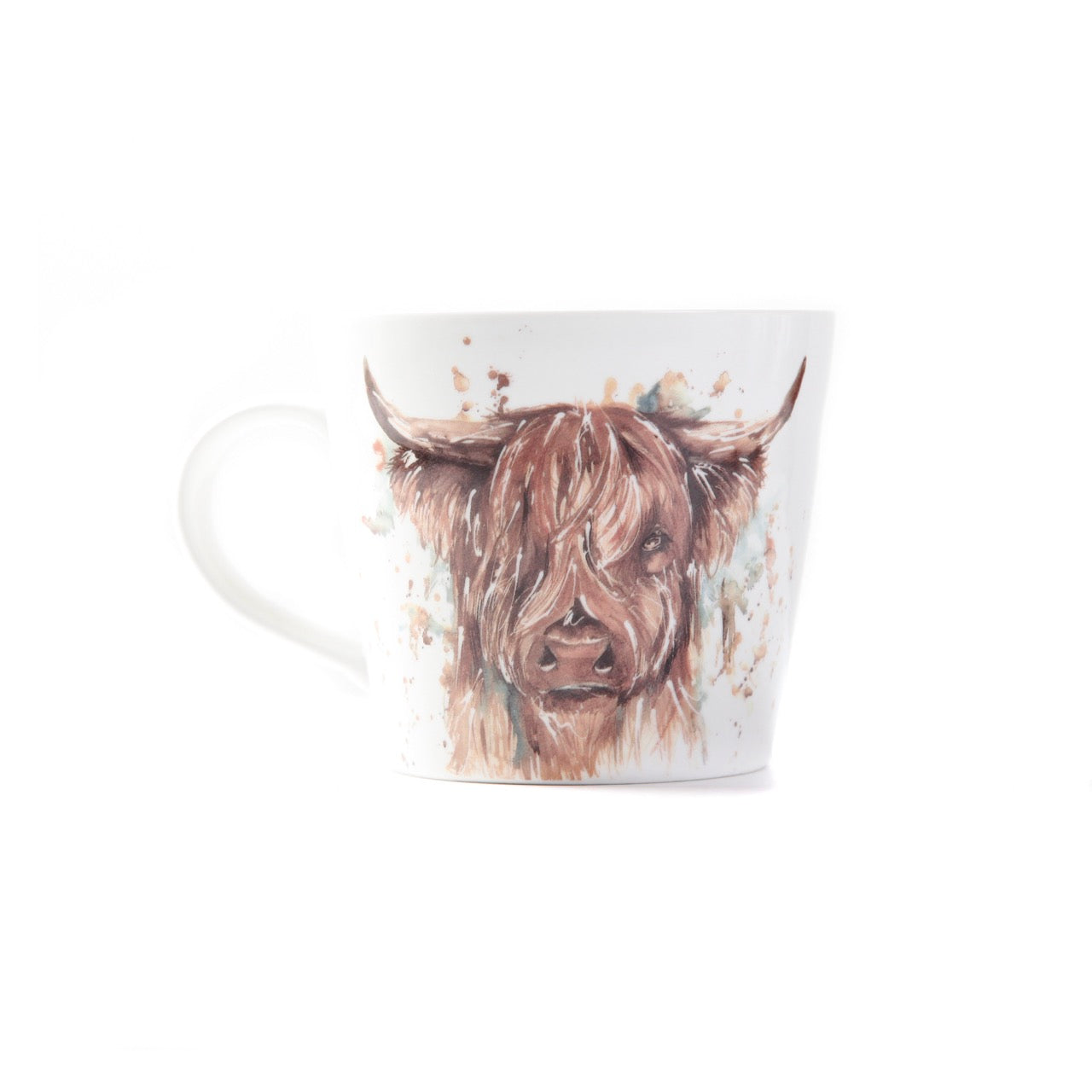 'The Hebrides' Highland Cow Design Bone China Mug