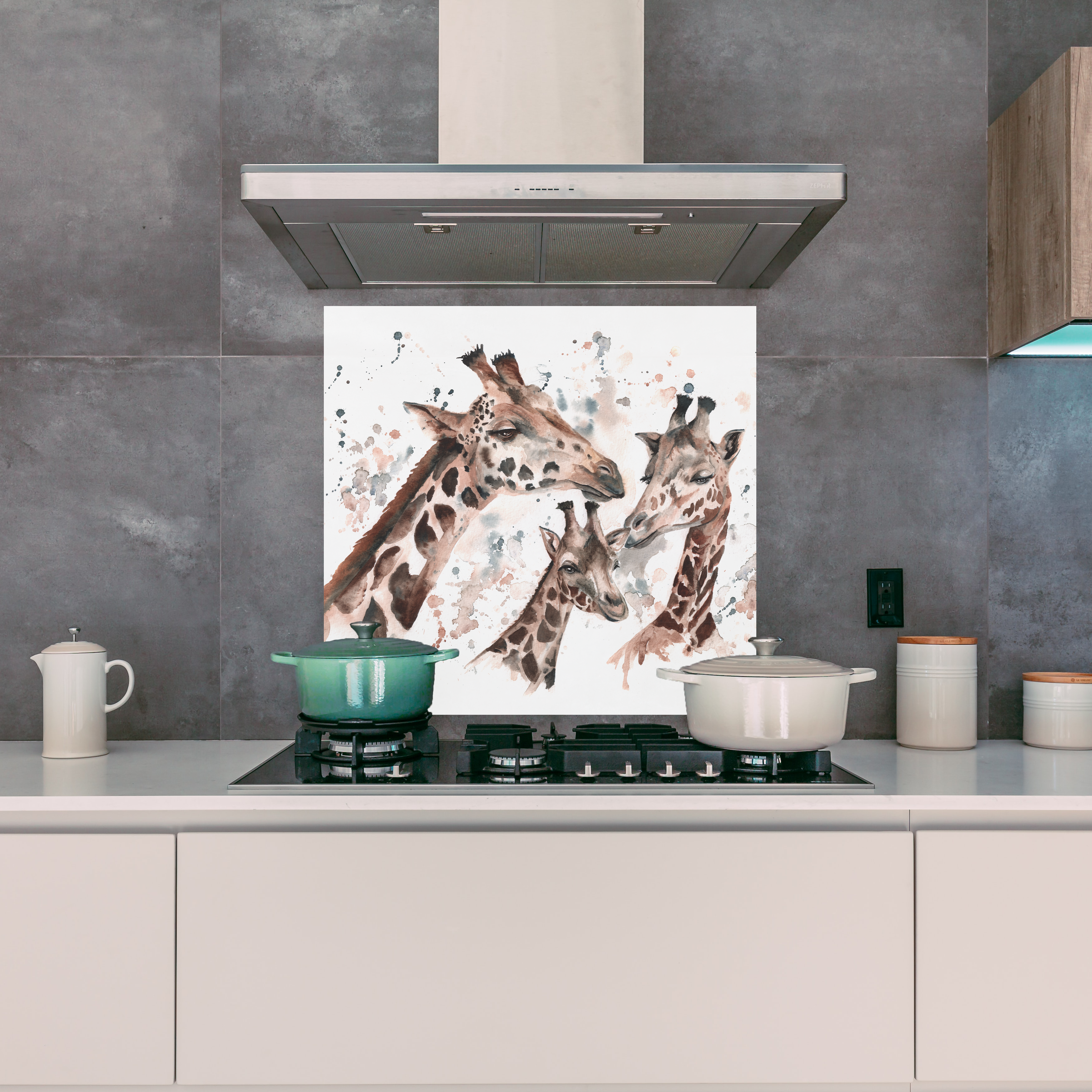 Giraffe Design Splashback