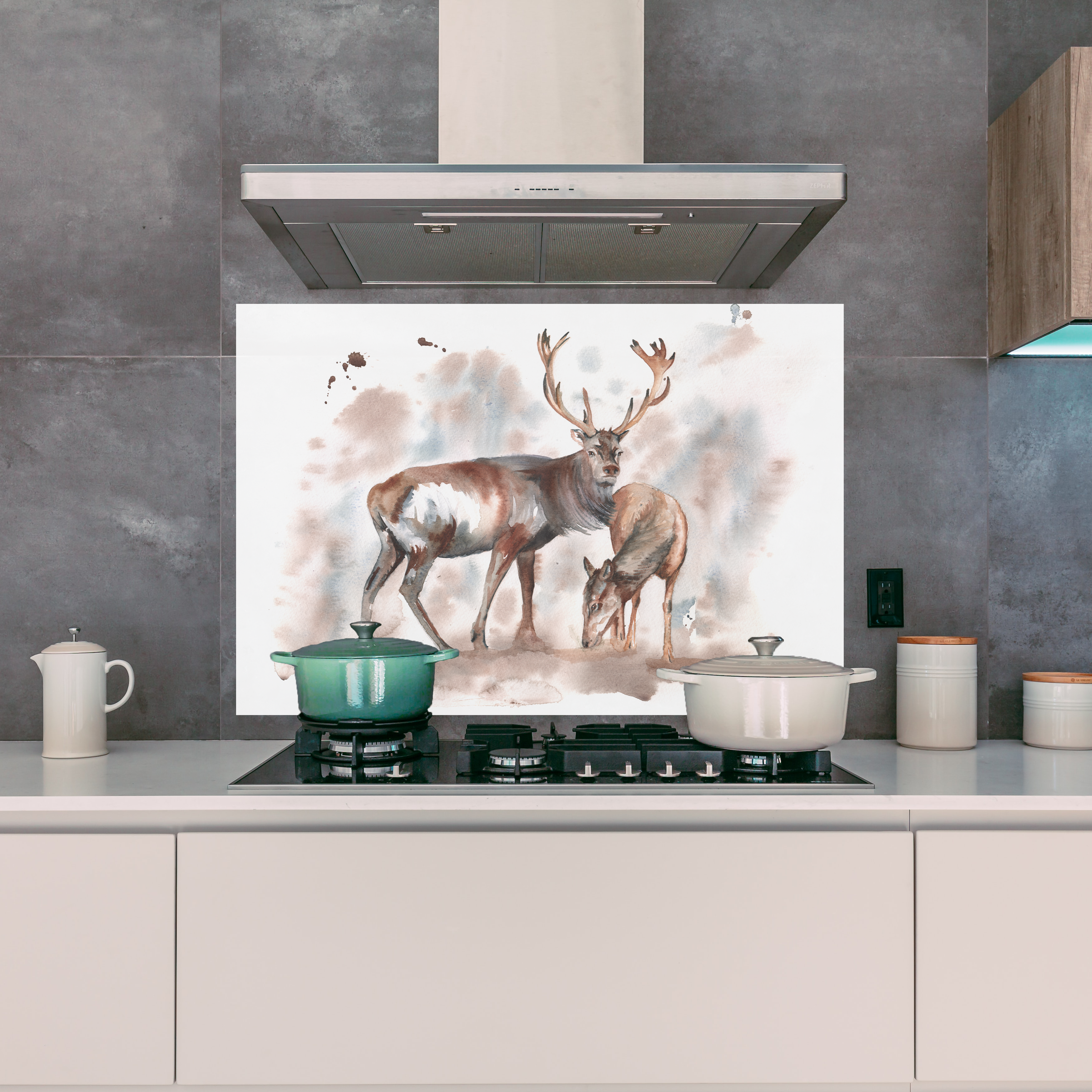 Stag and Doe Design Splashback