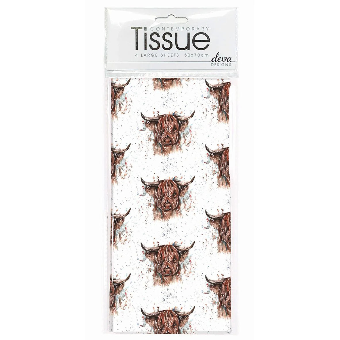Meg Hawkins Highland Cow Tissue Paper