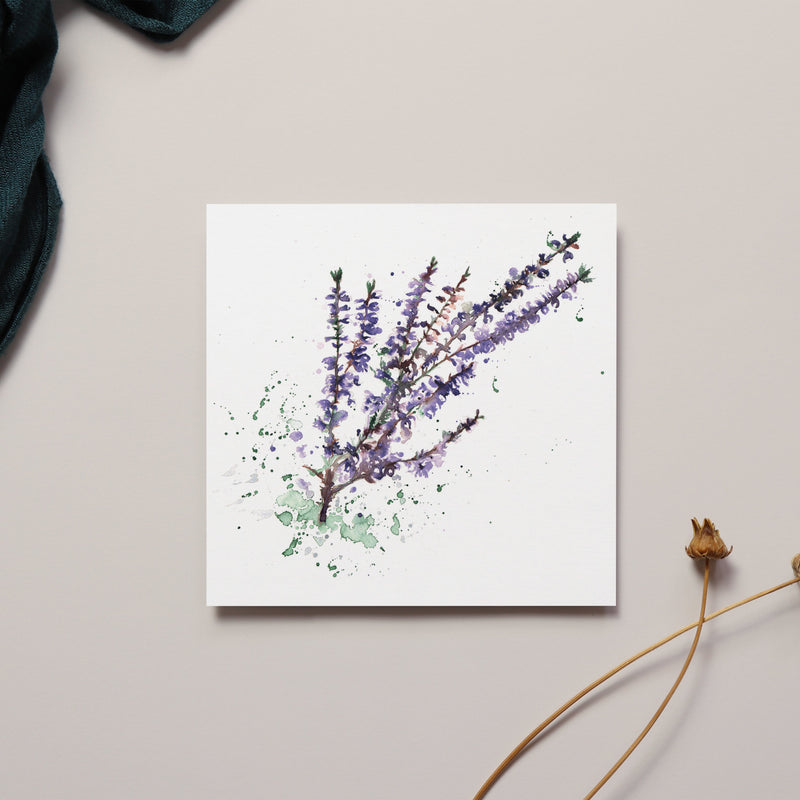 Heather Greeting Card