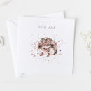 Hedgehog 'With Love' Card
