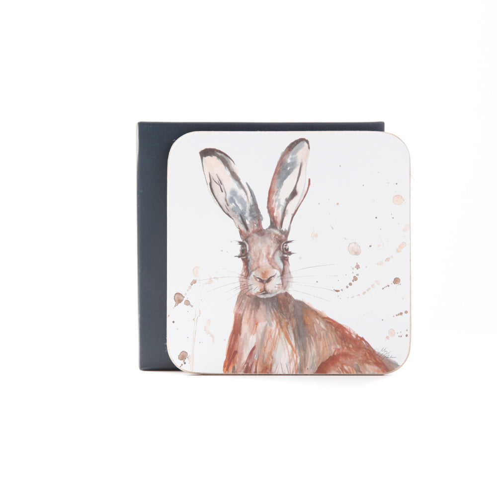 'The Meadow' Hare Design Coasters