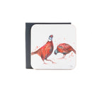 The Woodland -  Pheasant Watercolour Design Coasters