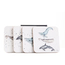 The Ocean -  Whales Watercolour Designs Coaster