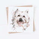 Westie Greeting Card