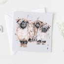 Sheep Watercolour Design Greeting Card