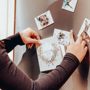 Highland Cow Watercolour Design 'The Hebrides' Magnet