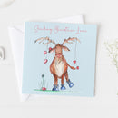 CHRISTMAS, MOOSE ILLUSTRATION