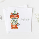 CHRISTMAS, LION ILLUSTRATION