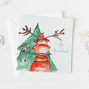 CHRISTMAS, MOOSE ILLUSTRATION