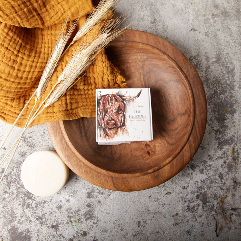 Highland Cow Design Hand Soap By Meg Hawkins