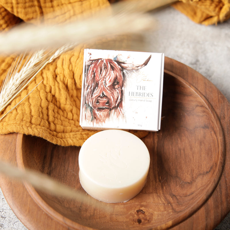 Highland Cow Design Hand Soap By Meg Hawkins