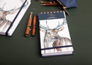 'The Highlands' Stag Watercolour Design Notepad