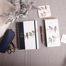 'The Lookout' British Birds Watercolour Design Notepad