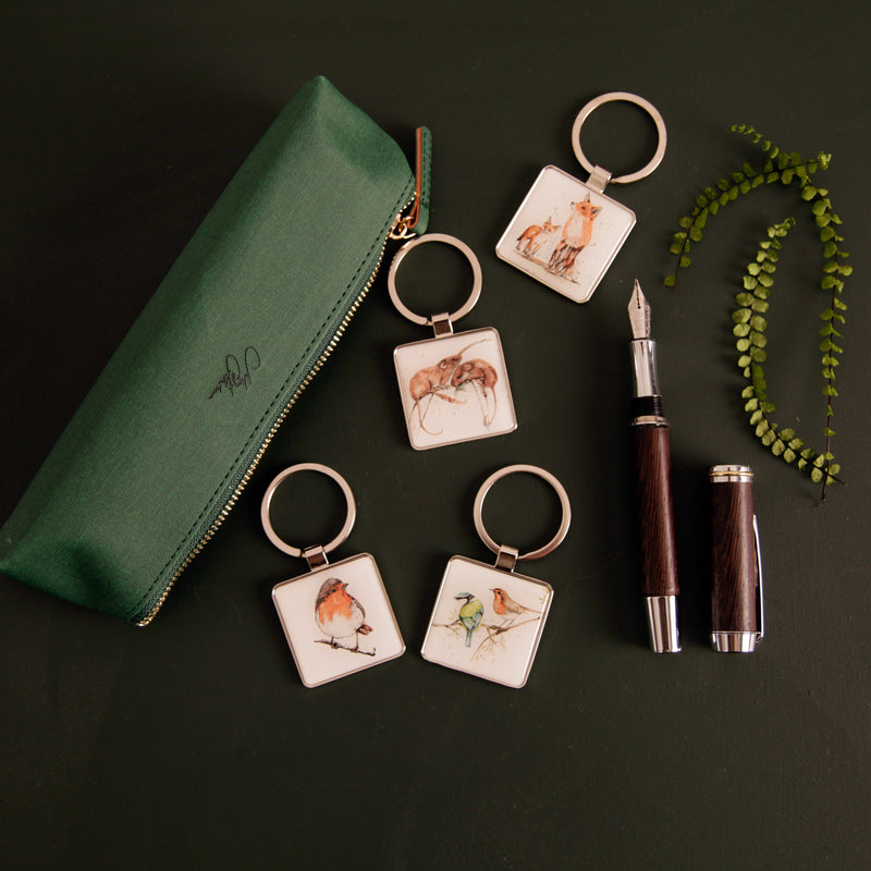 The Hearth Keychain - Robin Design