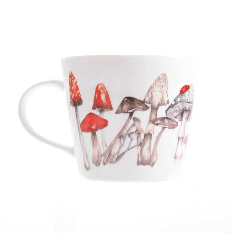 The Forest - Mushrooms Design Bone China Mug