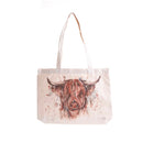 Highland Cow Cotton Tote Bag