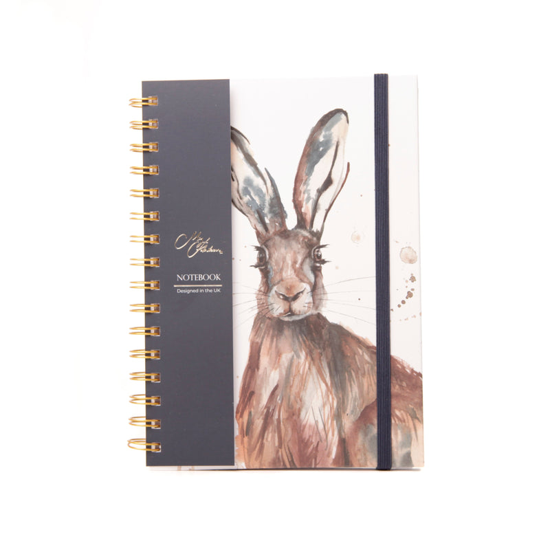 'The Meadow' Hare Watercolour Design A5 Notebook