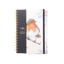 'The Hearth' Robin Watercolour Design A5 Notebook