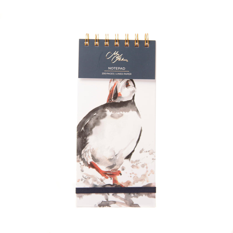 'The Coast' Puffin Watercolour Design Notepad