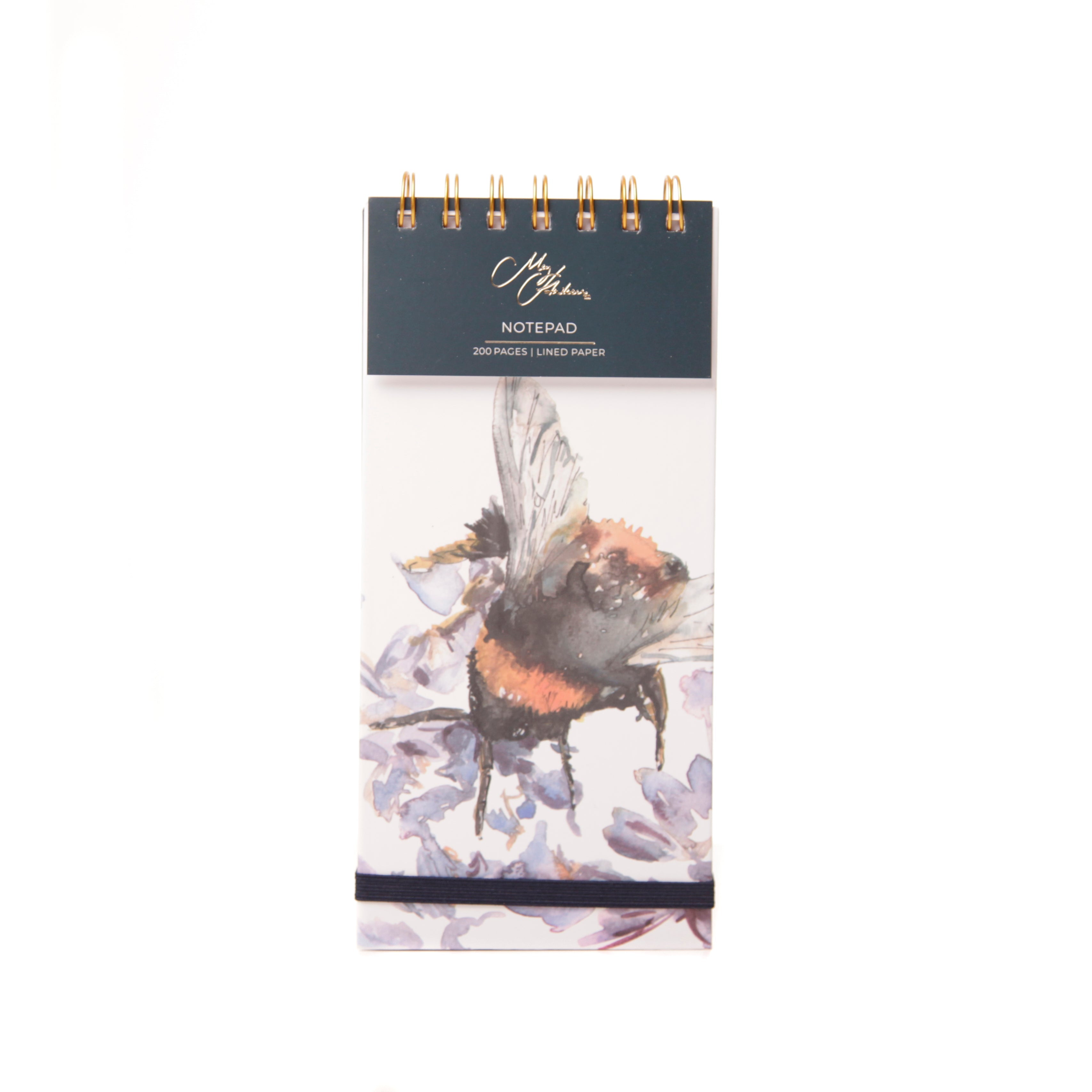 'The Orchard' Bee on Heather Watercolour Design Notepad