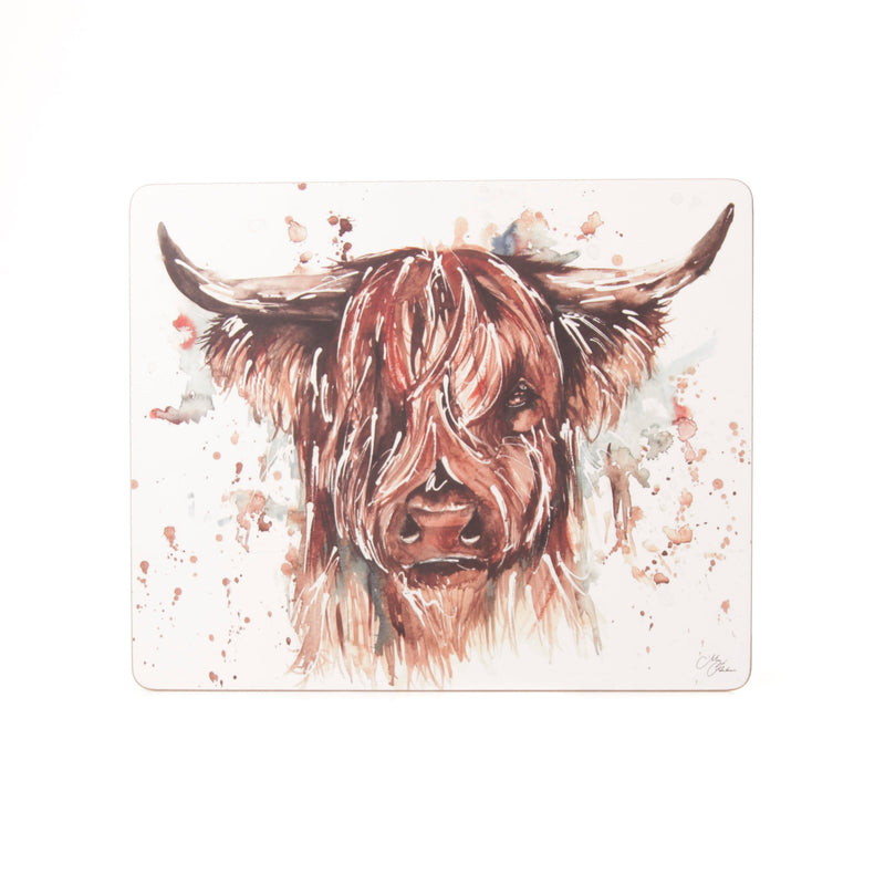 'The Hebrides' Highland Cow Placemats