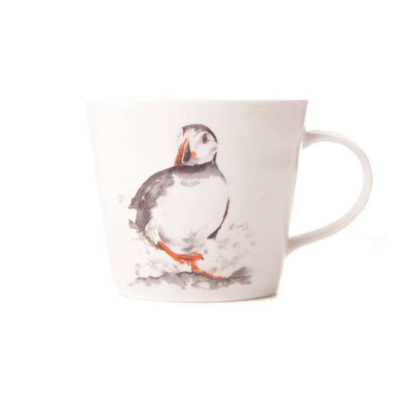 'The Coast' Puffin Design Bone China Mug