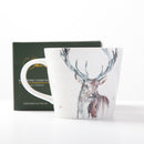 ‘The Highlands’ – Stag Bone China Mug