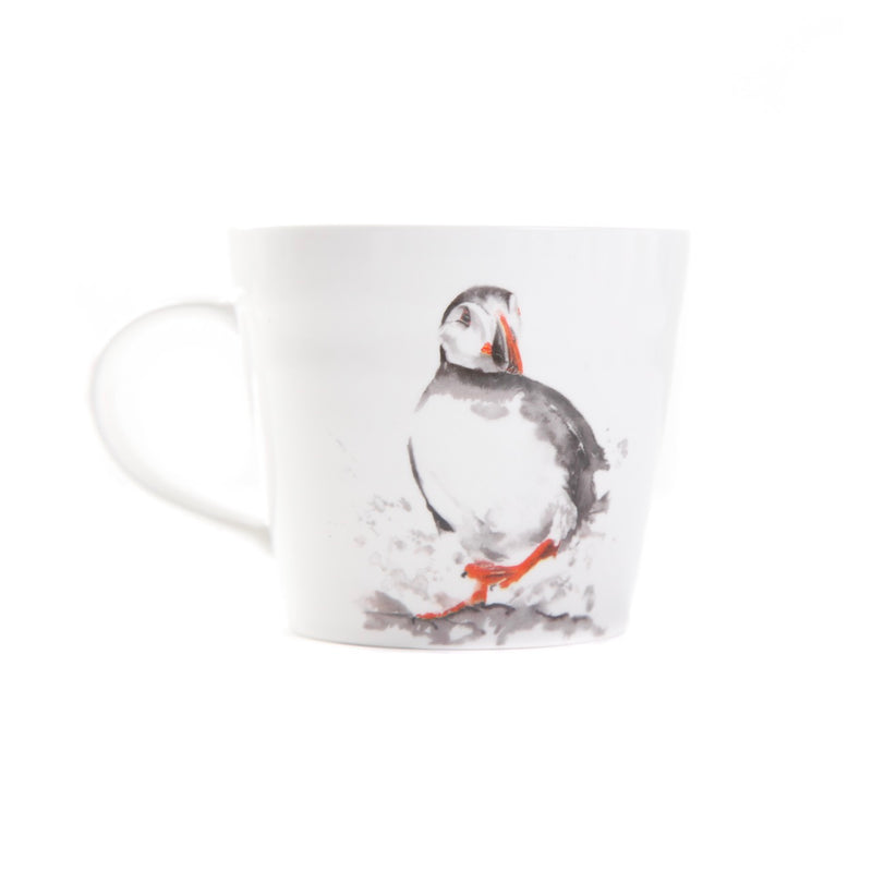 'The Coast' Puffin Design Bone China Mug