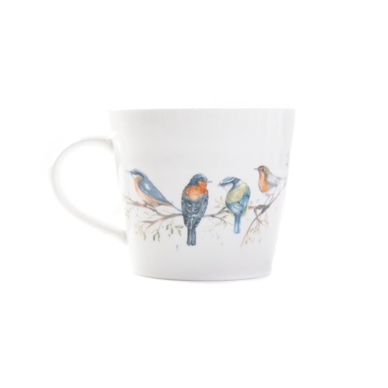 'The Lookout' British Birds Design Bone China Mug