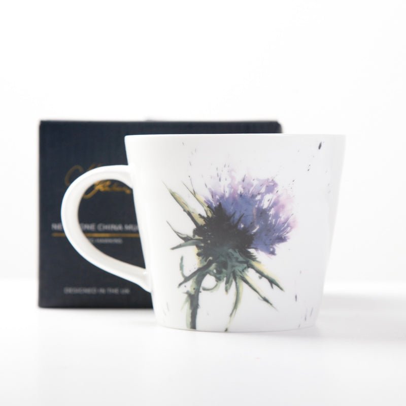 The Thistles - Thistle Design Bone China Mug