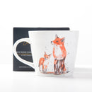 The Den - Fox & Cub Design Bone China Mug