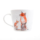 The Den - Fox & Cub Design Bone China Mug
