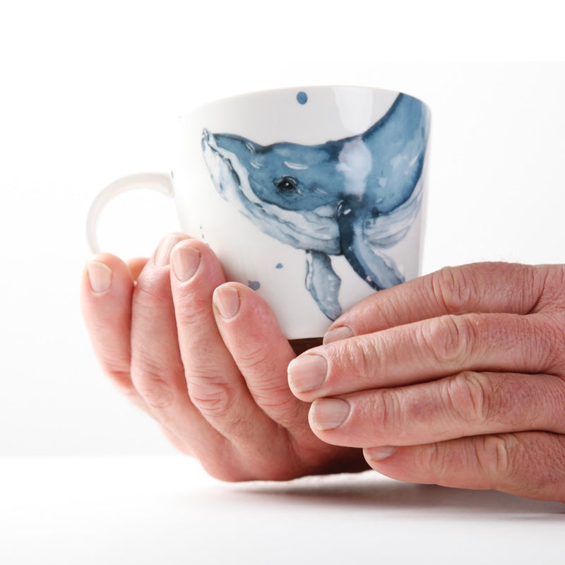 ‘The Ocean’ – Whale Design Bone China Mug