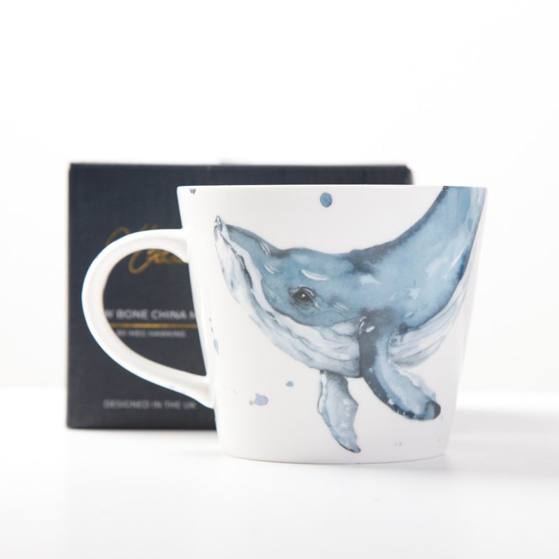 ‘The Ocean’ – Whale Design Bone China Mug