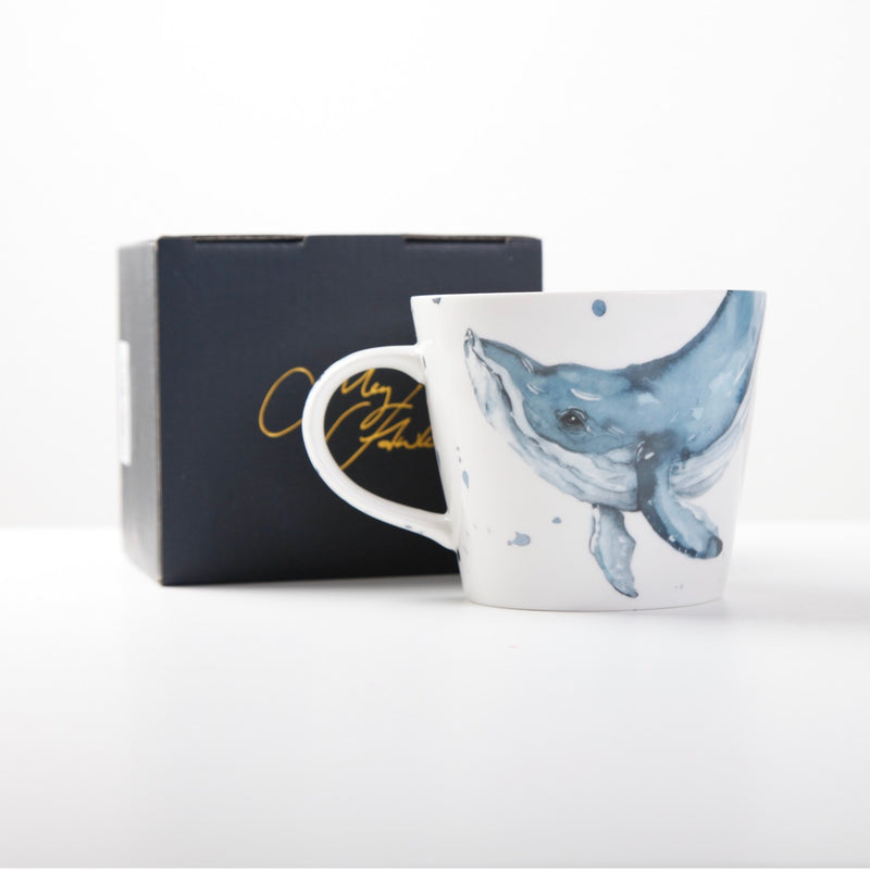 ‘The Ocean’ – Whale Design Bone China Mug