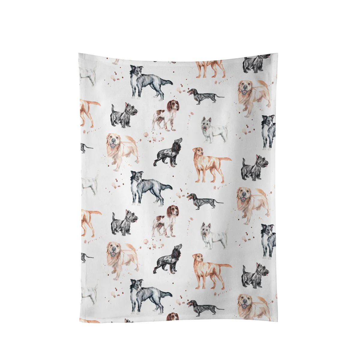 The Pooches - Dogs Design Cotton Tea Towel