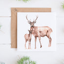Stag and Fawn Card