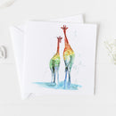 Giraffes card
