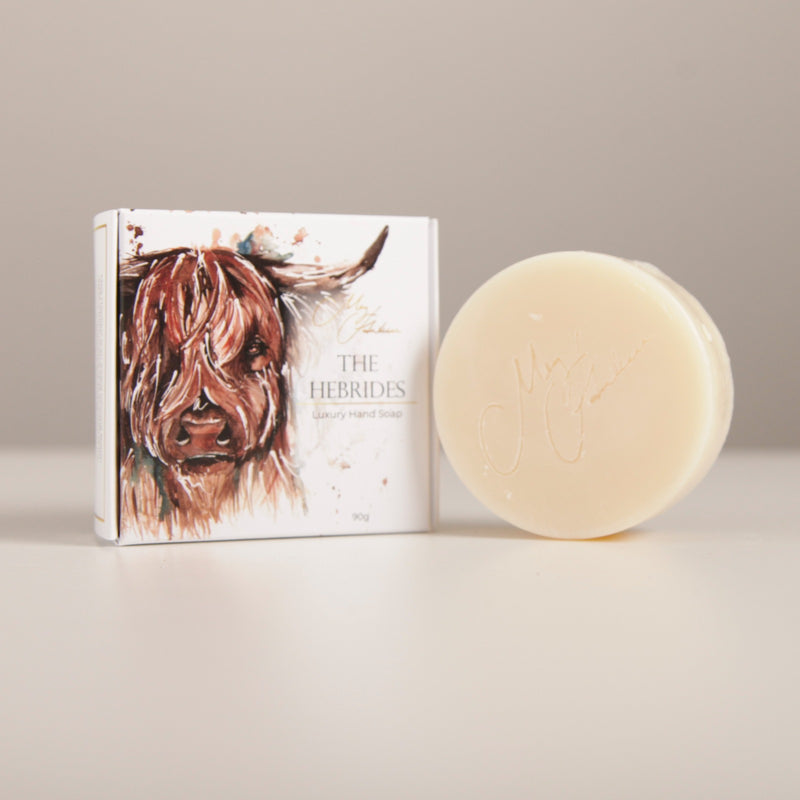 Highland Cow Design Hand Soap By Meg Hawkins