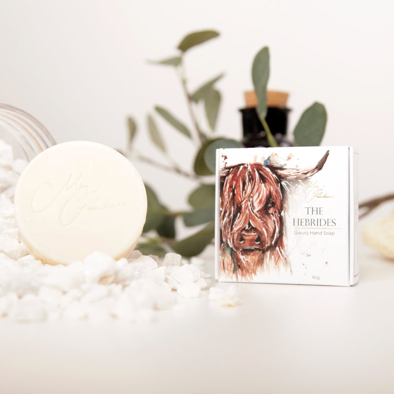 Highland Cow Design Hand Soap By Meg Hawkins