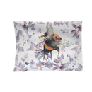 Bee on Heather Design Cotton Teatowel