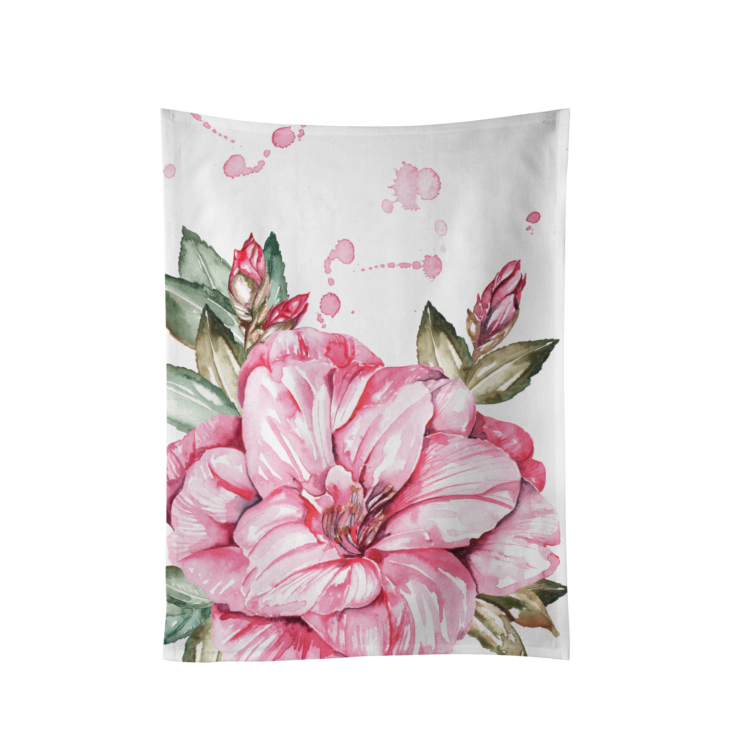 The Blooms Floral Design Cotton Tea Towel
