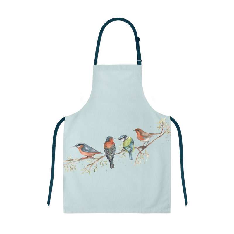 'The Lookout' British Birds Design Apron